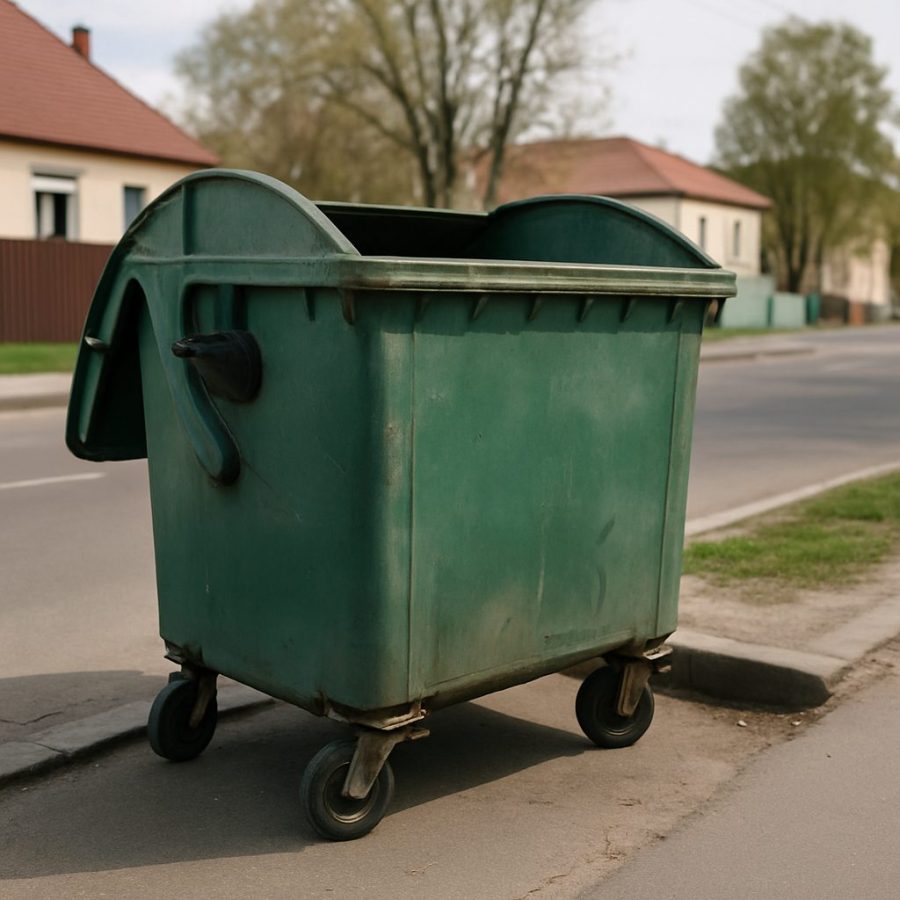 Контейнер для мусора на улице в гомеле